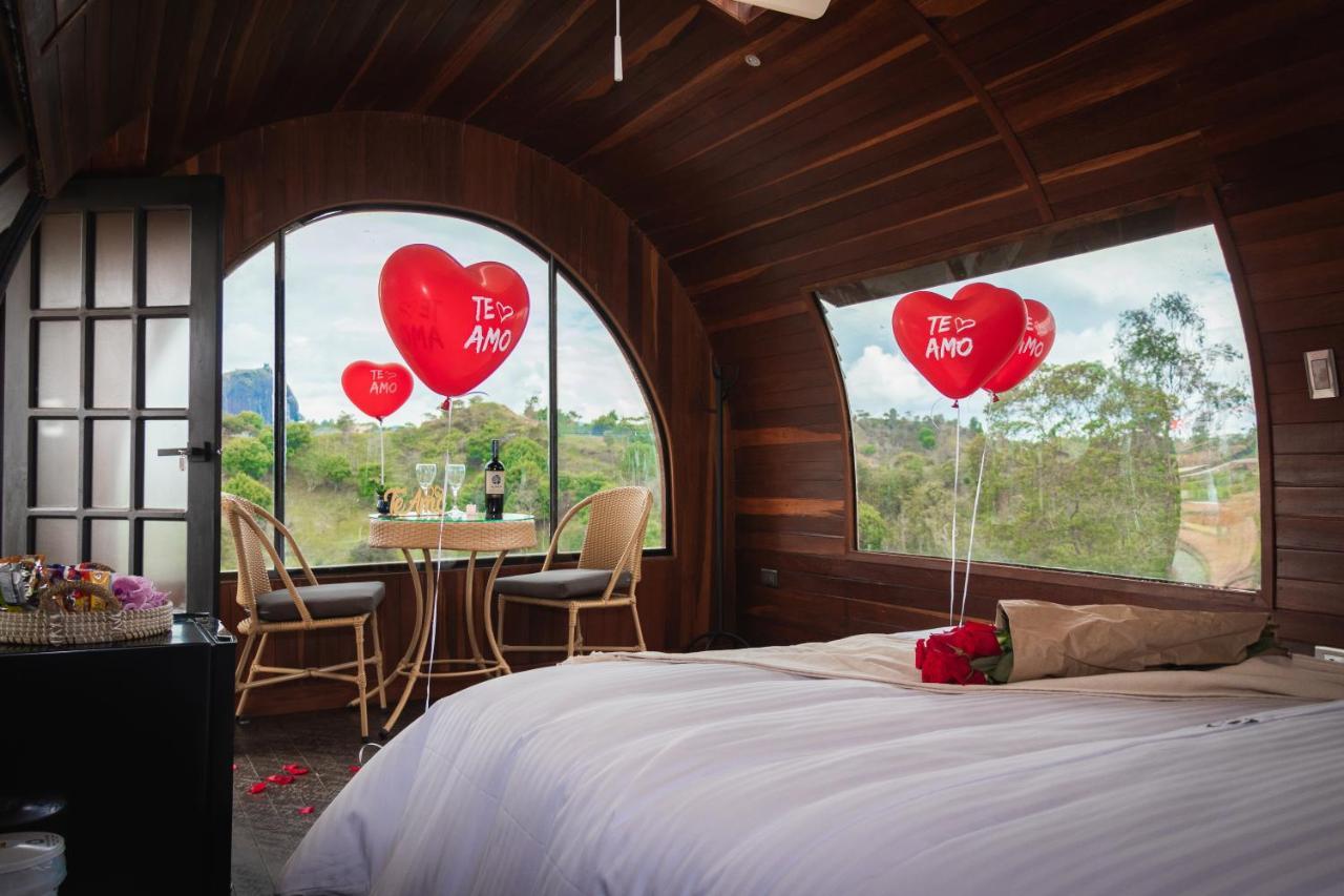 Glamping The Mountain 호텔 Guatapé 외부 사진
