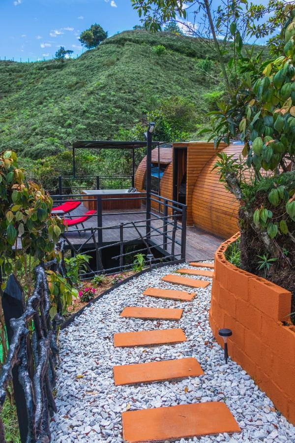 Glamping The Mountain 호텔 Guatapé 외부 사진